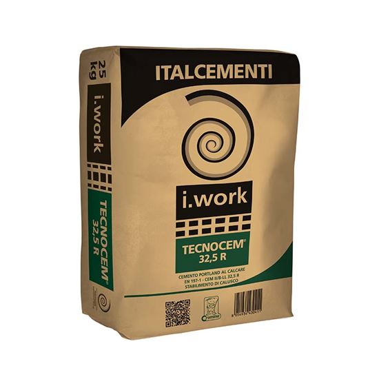CEMENTO TECNOCEM 32,5 R ITALCEMENTI - 10 sacchi da 25 kg