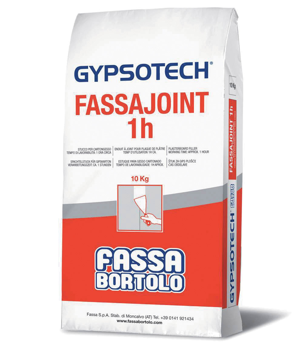 STUCCO FASSAJOINT 1H - 10 sacchi da 10 kg - Stucco per cartongesso