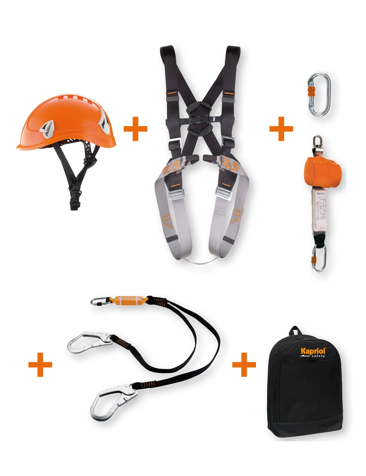 KIT PONTEGGIO PLUS ANTICADUTA CON CORDINO DOPPIO KAPRIOL (27969)