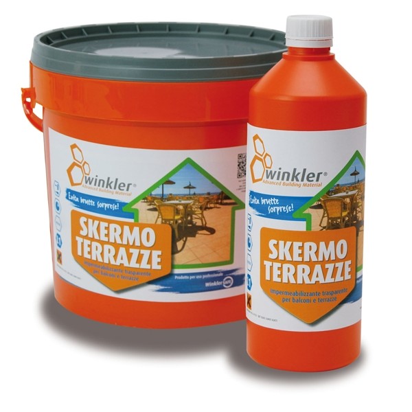 SKERMO TERRAZZE WINKLER 5 LT - Idrorepellente trasparente per balconi